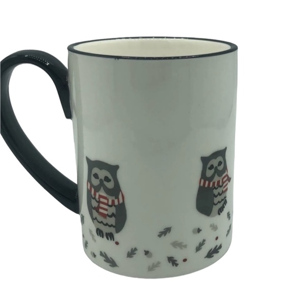 Martha Stewart Collection for Macy's Winter Owl Coffee Mug - Picture 4 of 7